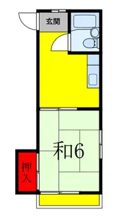 金子荘【2階】の間取り