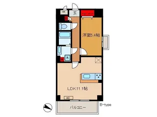 シーマハイツII【4階】の間取り