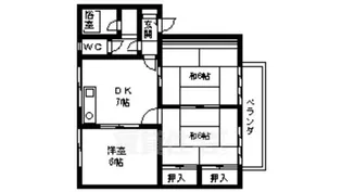 ハイツ辻野【2階】の間取り