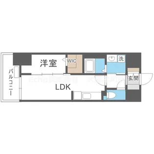 ALIVIS九条【12階】の間取り