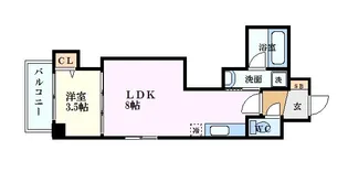 月光住吉町【6階】の間取り