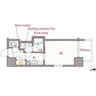 FINO【4階】の間取り