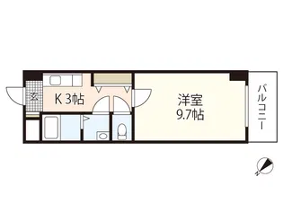 Villa大原駅前【7階】の間取り