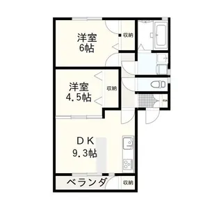 ベルメゾンB【1階】の間取り