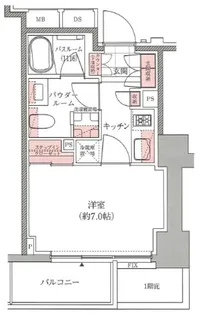 アトラス西早稲田【6階】の間取り