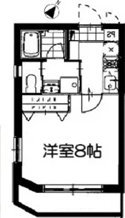 Dear Court Meguro ディアコート目黒【4階】の間取り