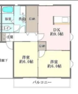 ハピネスI【1階】の間取り