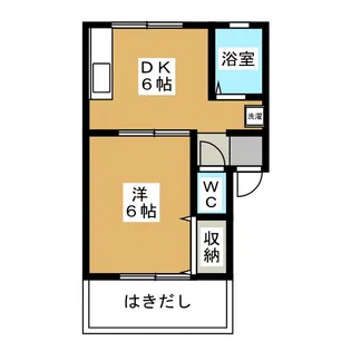 あっち【1階】の間取り