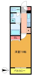 Plaisir 本中山 (プレジールモトナカヤマ)【2階】の間取り