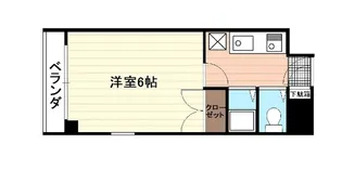 第8片山ビル【9階】の間取り