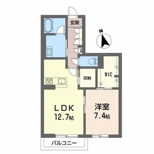 シャーメゾン中自由が丘【2階】の間取り