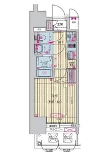 プレサンス桜山駅前アフォード【4階】の間取り