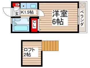 アネックス幕張本郷【1階】の間取り