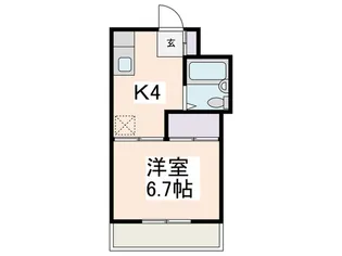 プラーズ市ヶ尾【2階】の間取り