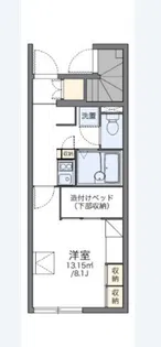 レオパレス麻生田【2階】の間取り