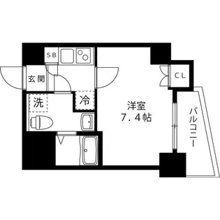 YOKE・VII【3階】の間取り