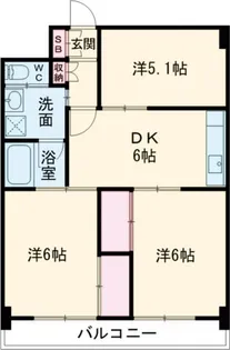 プラザEM【2階】の間取り