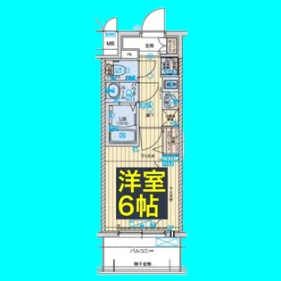 アドバンス名古屋シュテルン【2階】の間取り