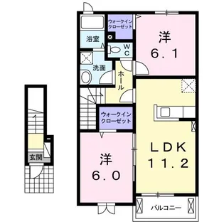 サンハイムみずき C【2階】の間取り