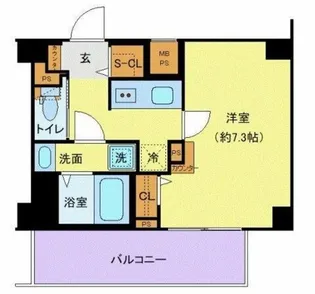 クレヴィスタ綾瀬II【8階】の間取り