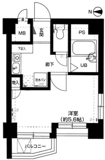 メインステージ江戸川橋II【7階】の間取り