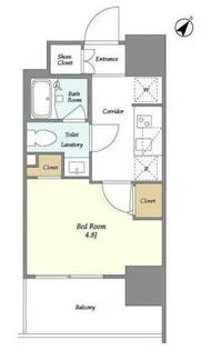 La Douceur四ツ木East【11階】の間取り