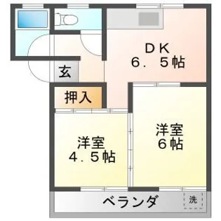 ブランコート1【1階】の間取り