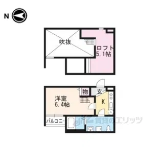 クラリエール日照町【1階】の間取り