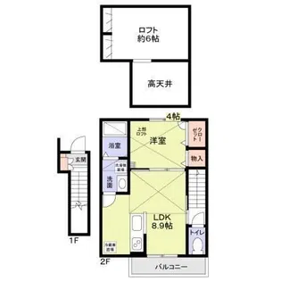 フォレストメゾン西船橋EAST【2階】の間取り