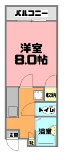 パルセス天文館【4階】の間取り