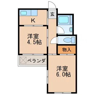 丸の内中駒ビル【2階】の間取り