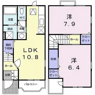 フォルシュI【1階】の間取り