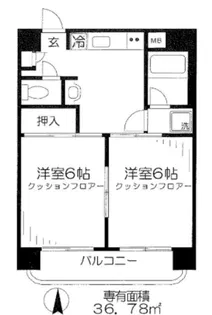 ストンパレス【3階】の間取り