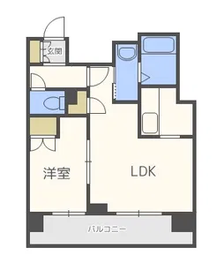 パークアクシス新さっぽろ【11階】の間取り