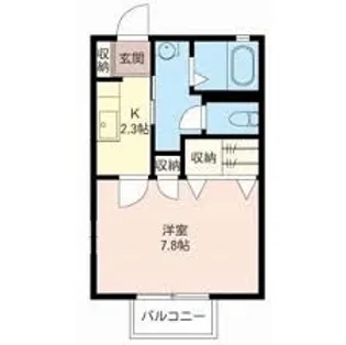 ルミエールII【1階】の間取り