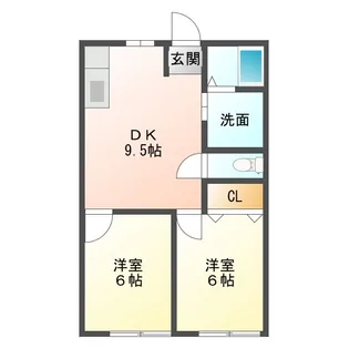ドリームハイツ【2階】の間取り