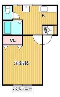 パルフェA【2階】の間取り