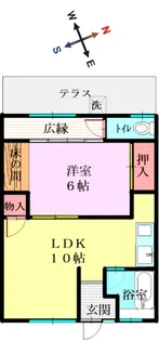 京都府舞鶴市溝尻中町【一戸建】の間取り