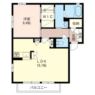 コスモ アザレア【2階】の間取り
