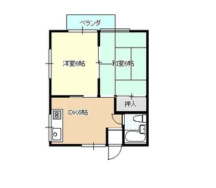 グリーンハイツ【2階】の間取り