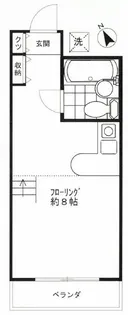 ヴァンベール伊勢【2階】の間取り