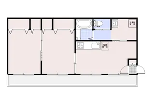 山田アパート【1階】の間取り