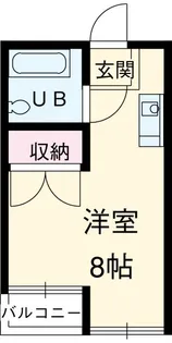 志ほ川ビル【5階】の間取り