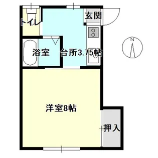 FUJI仙北【2階】の間取り