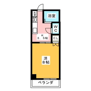 マ・メゾン徳川【4階】の間取り