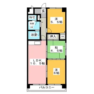 グランドールYK【2階】の間取り