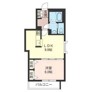 シャーメゾンK【2階】の間取り