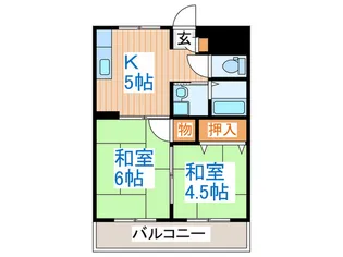 ホープレジデンス26番館【3階】の間取り