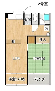 梅田ハイツ【3階】の間取り