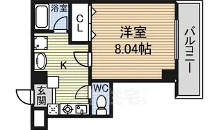 アーバンコート小松【4階】の間取り